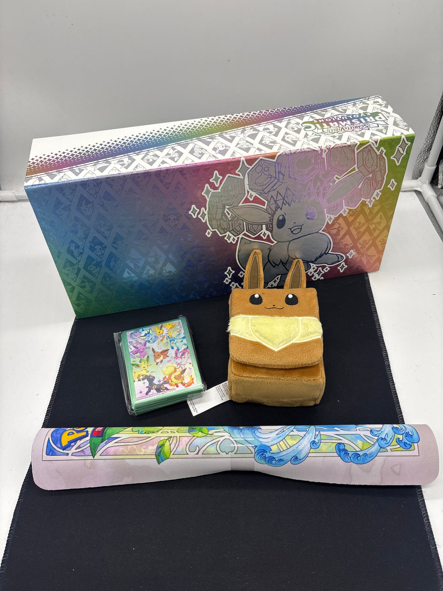Auction Lot 21: Pokemon Cards Prismatic SPC With Accessories EMPTY