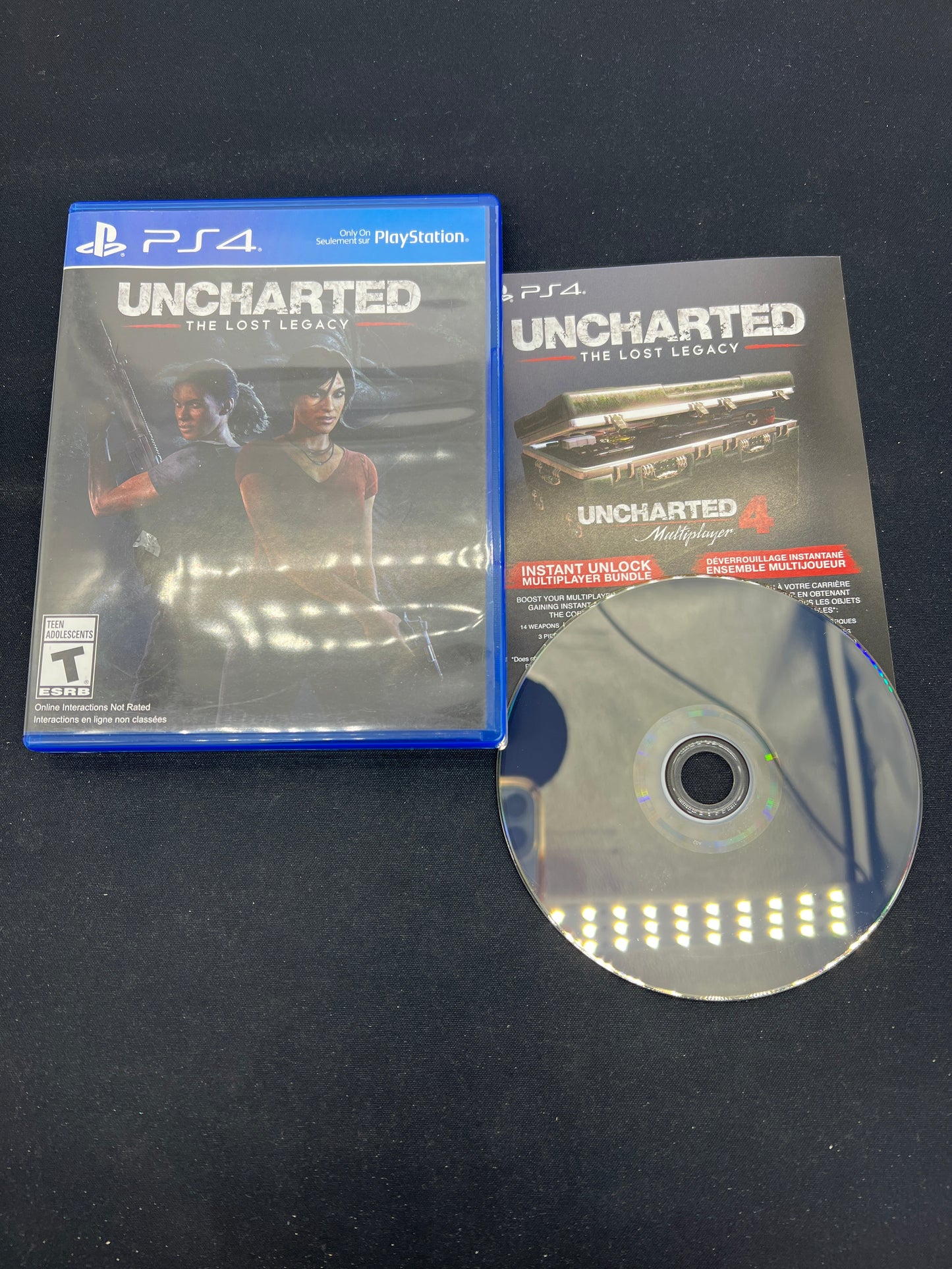 Auction Lot 192: Playstation 4 Uncharted The Lost Legacy CIB