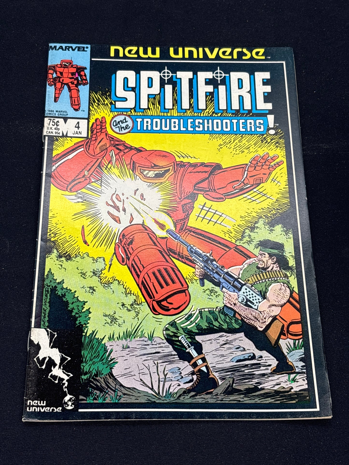 Auction Lot 93: Marvel Comics Spitfire and the Troubleshooters Issue 4 Comic Book