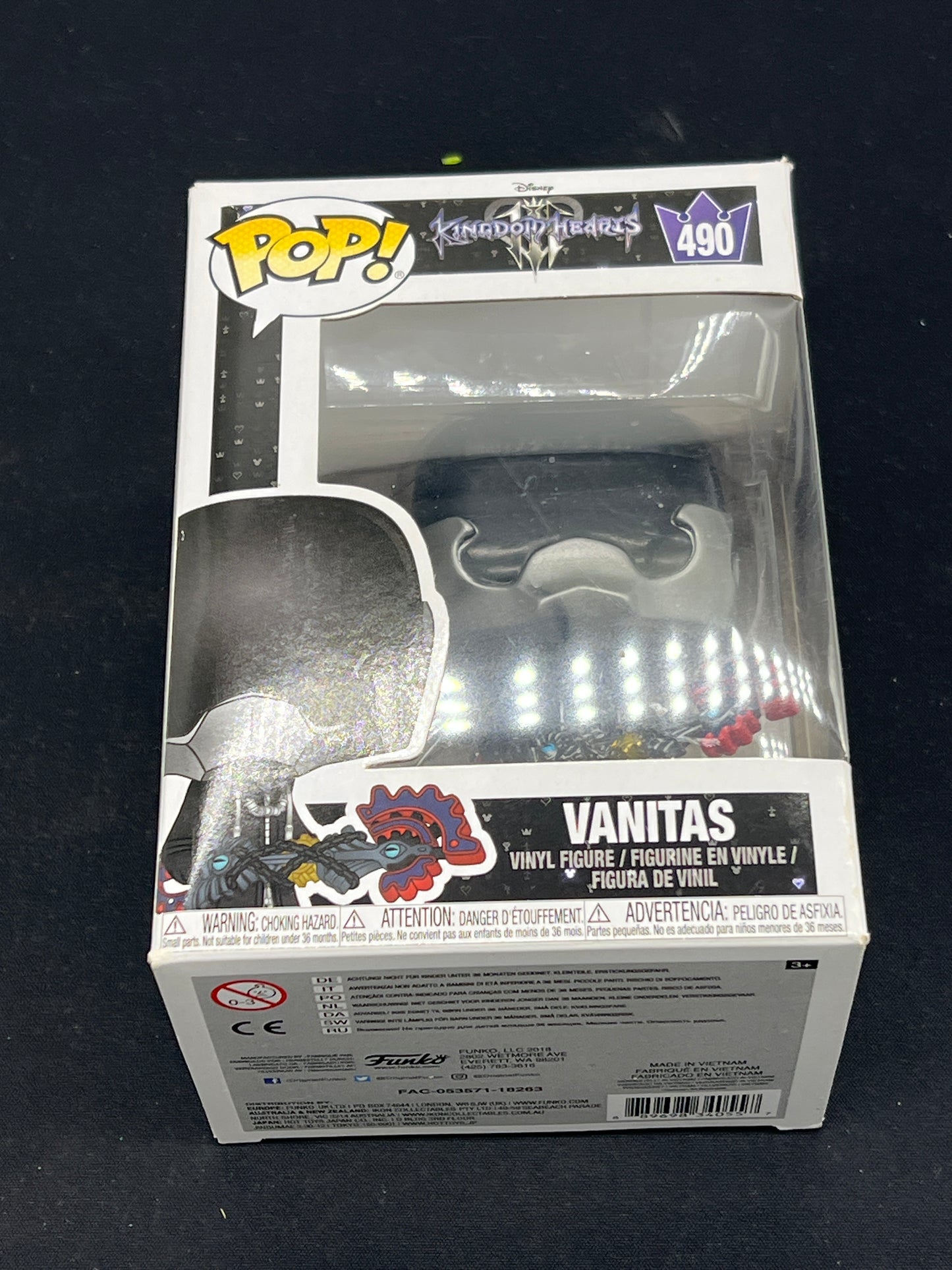 Auction Lot 232: Funko POP 490 Vanitas Kingdom Hearts 3 Sealed