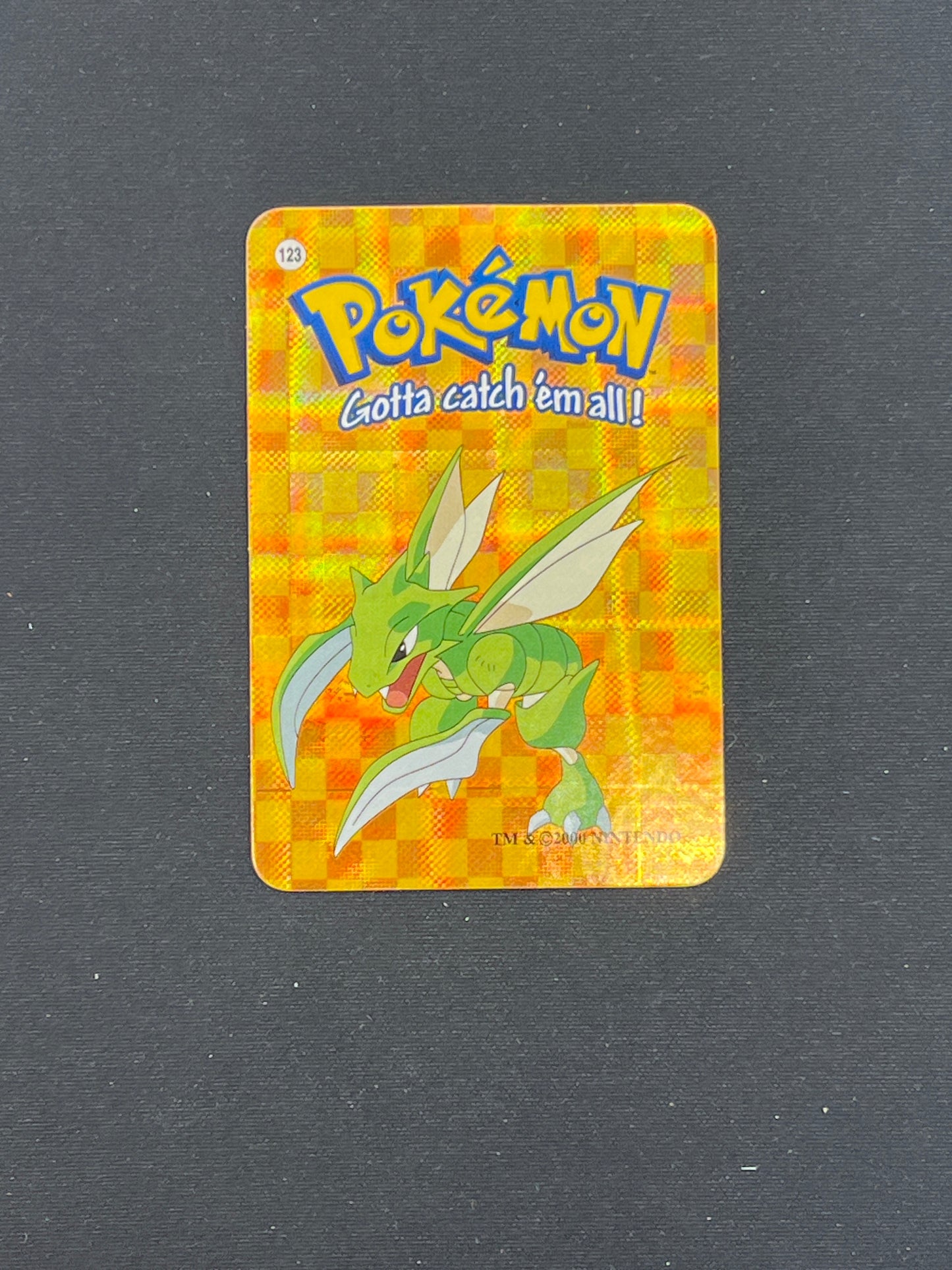 Auction Lot 108: Pokemon Scyther Foil Sticker