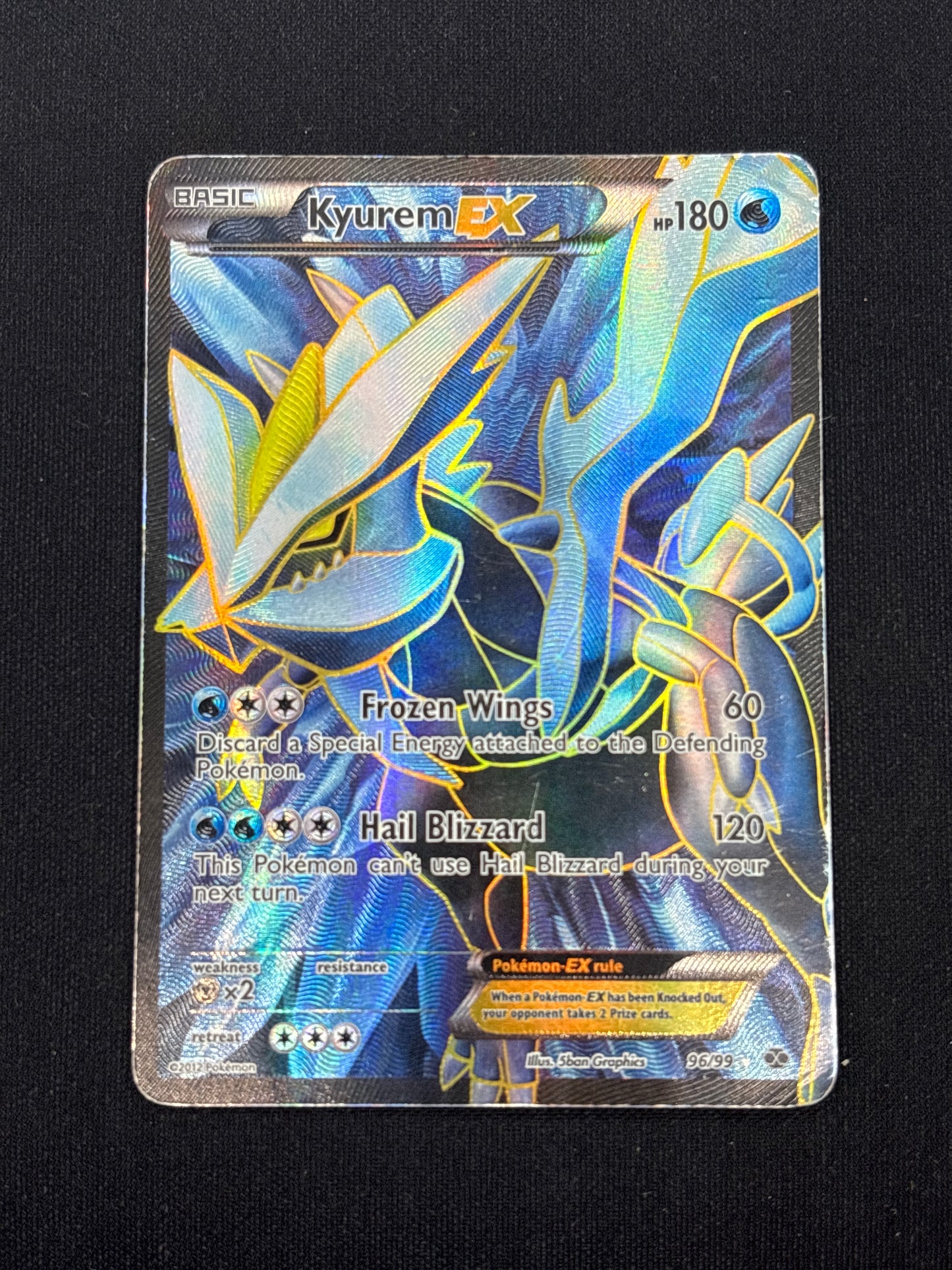 Auction Lot 35: Kyurem EX 96/99 Pokemon Next Destinies Condition Vary
