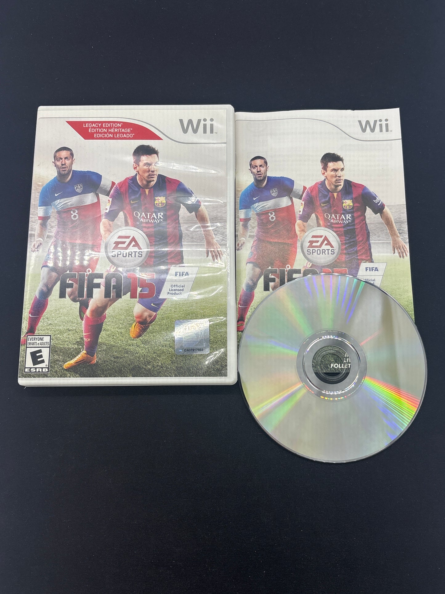 Auction Lot 124: FIFA 15 Video Game Nintendo Wii CIB