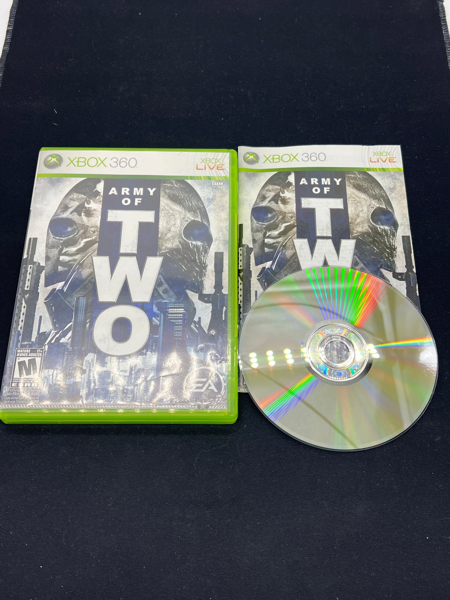 Auction Lot 30: XBox360 Video Game Army of Two CIB