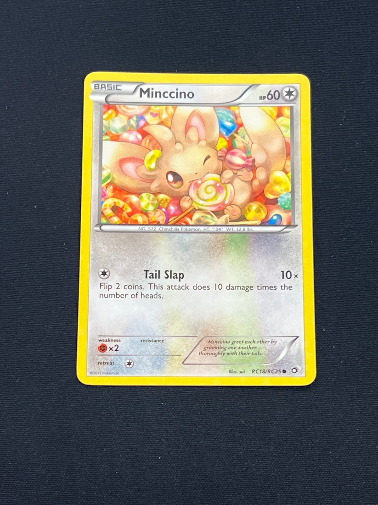 Auction Lot 140: Pokemon Cards Minccino RC18 Condition Vary