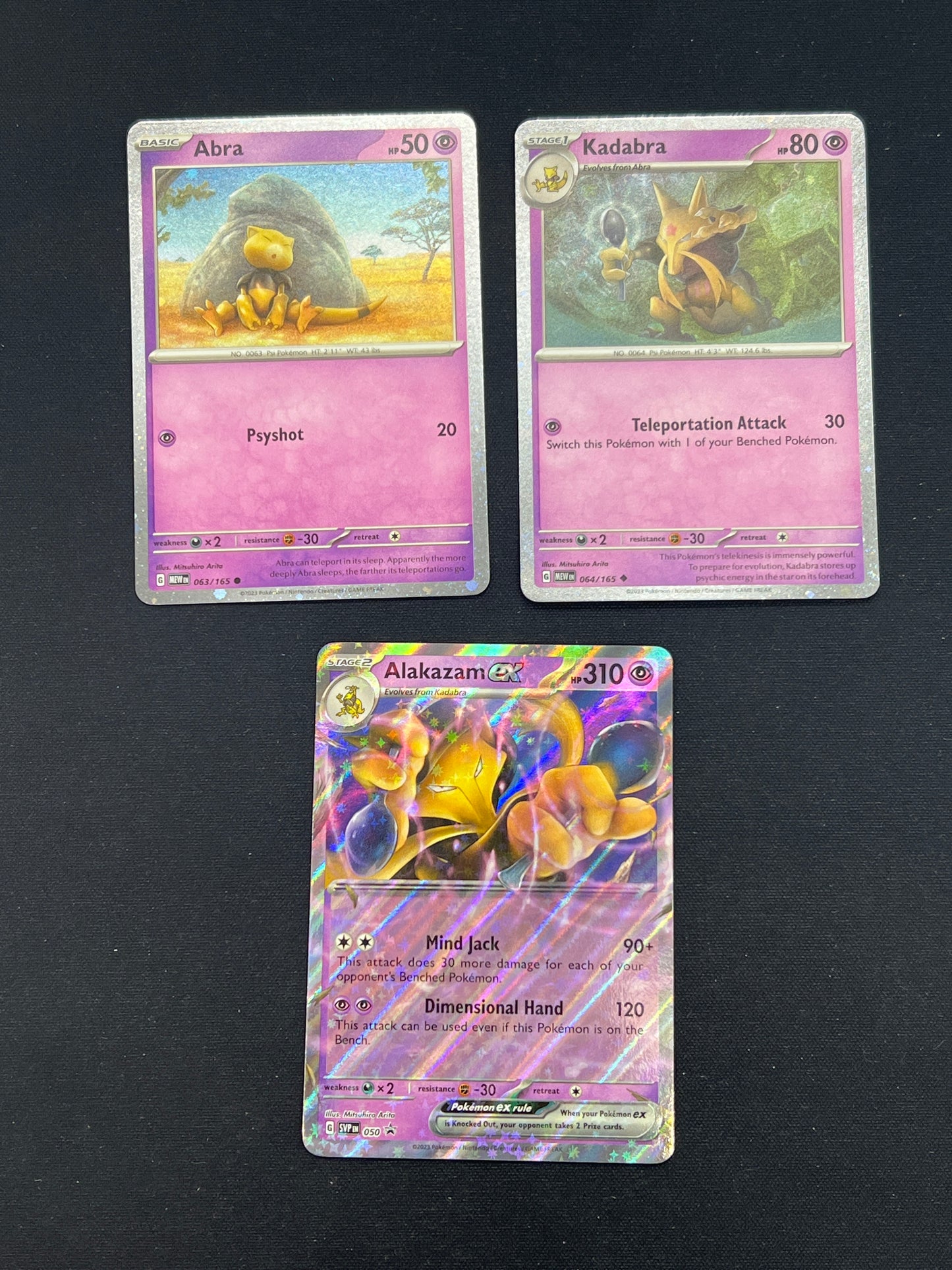 Auction Lot 132: Pokemon Cards Alakazam EX Cosmo Holo Promos Conditions Vary