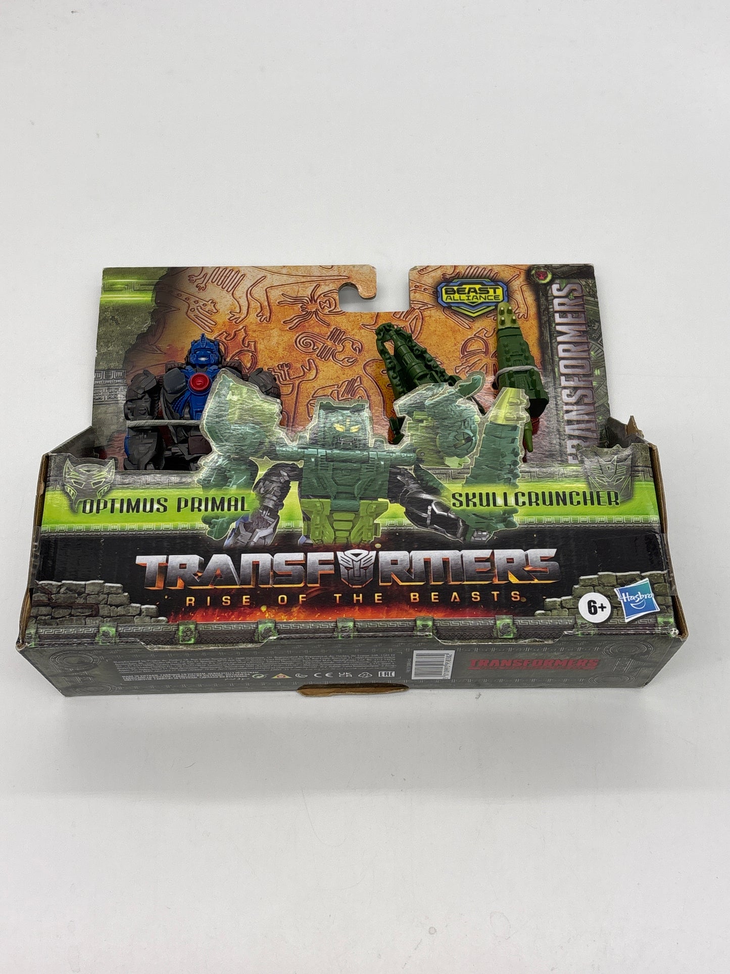 Auction Lot 174: Transformers Rise of the Beasts Beast Alliance Optimus Primal And SkullCruncher Figure