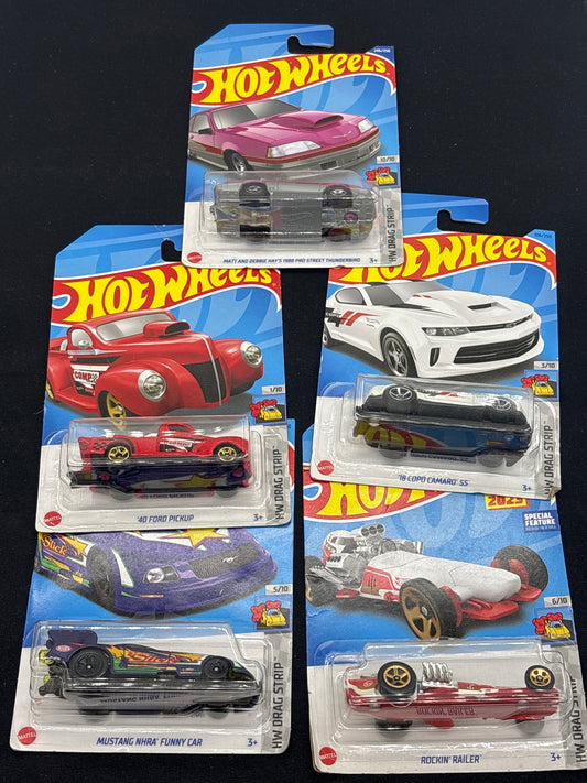 Auction Lot 61: Hot Wheels Lot of 5 HW Drag Strip Sealed
