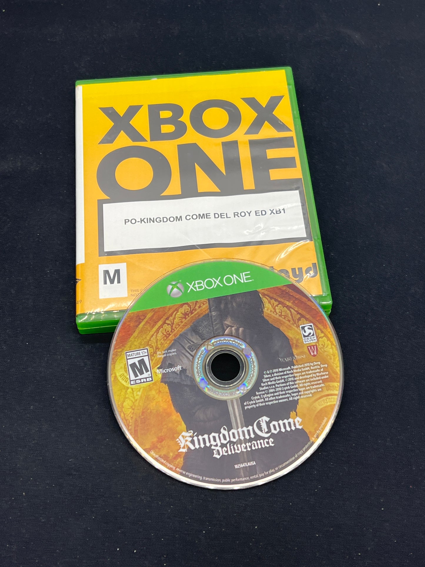 Auction Lot 89: XBOX One Video Game Kingdom Come Deliverance