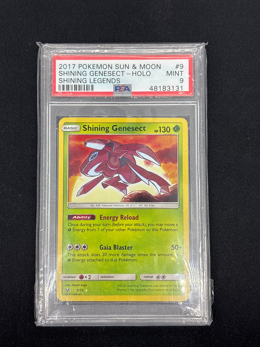 Auction Lot 106: Shining Genesect 9 PSA9 Pokemon Shining Legends