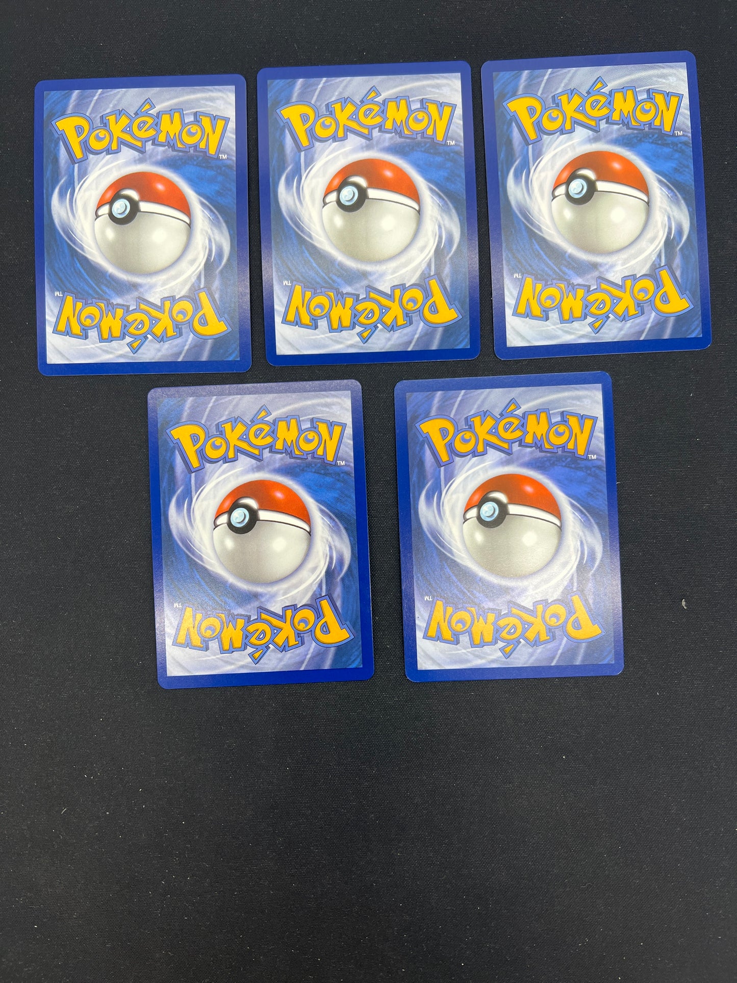 Auction Lot 101: Pokemon Cards Lot of 5 Assorted Prismatic Evolutions Masterball Pattern Conditions Vary