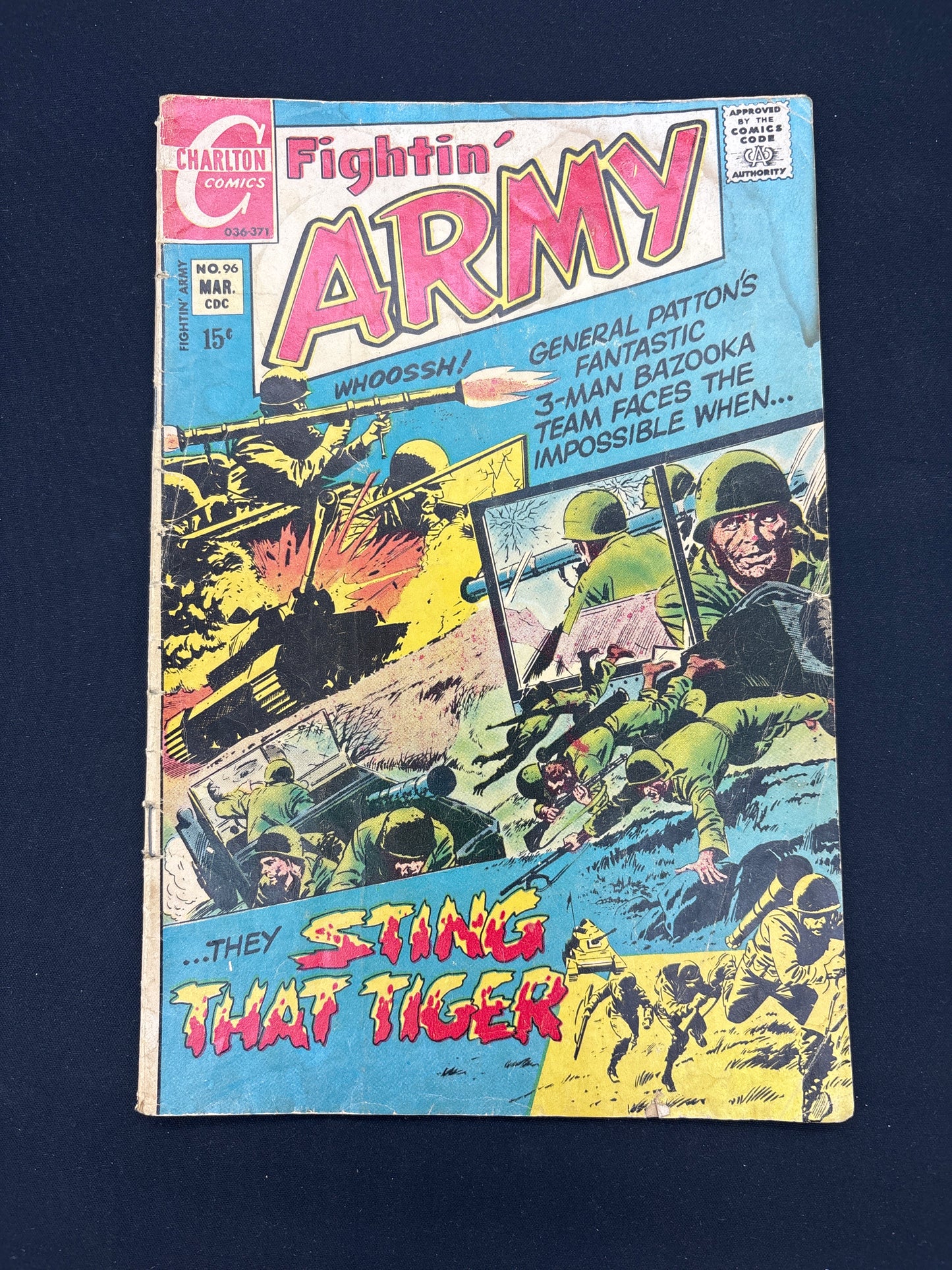 Auction Lot 127: Charlton Comics Fighting Army Comic Book