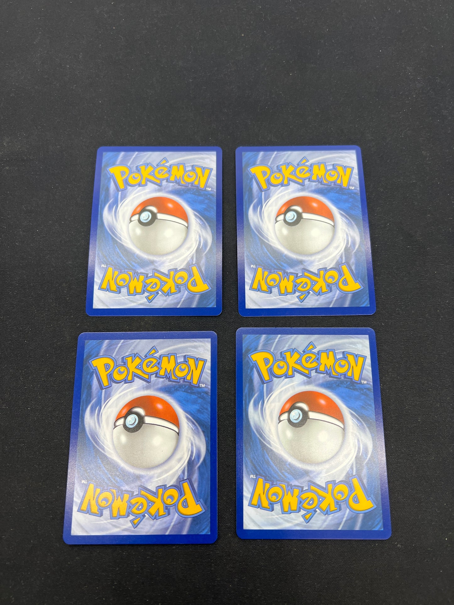 Auction Lot 44: Pokemon Cards Lot of 4 Psychic Pokeball Holos SV Black Bolt White Flare Conditions Vary
