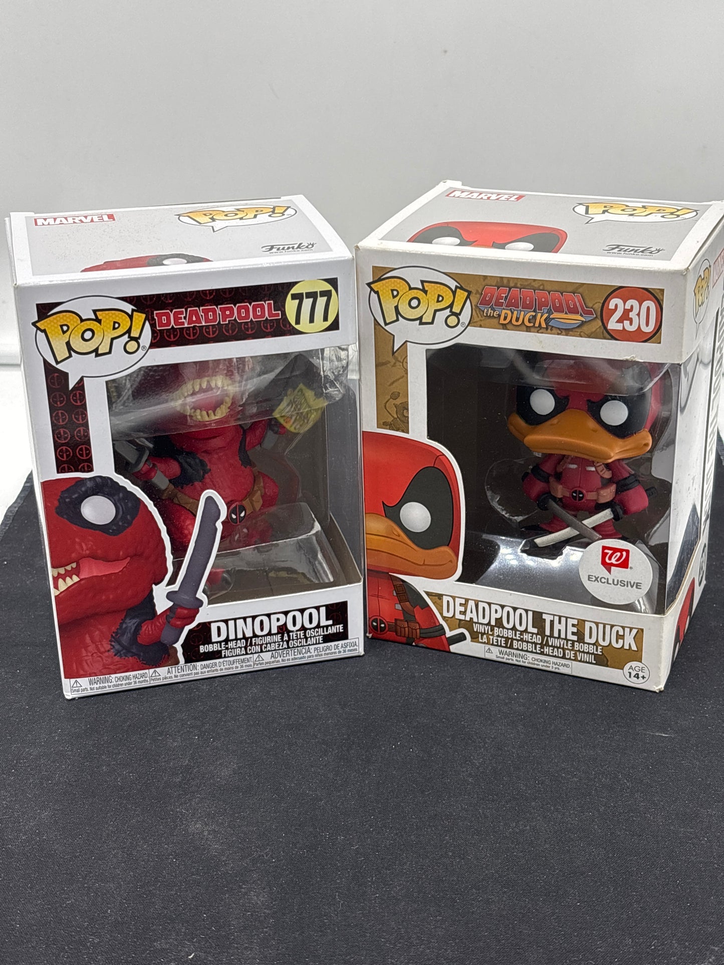 Auction Lot 41: POP Funko Deadpool 777 230 Dinopool Deadpool the Duck Figure