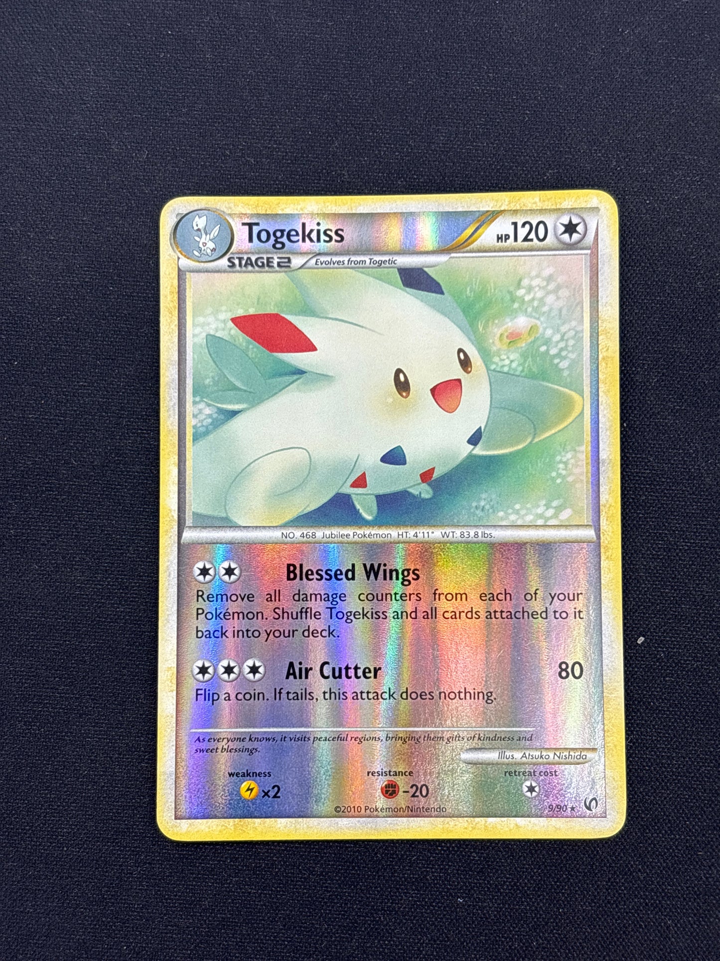 Auction Lot 33: Togekiss Reverse Holo Card Conditions Vary