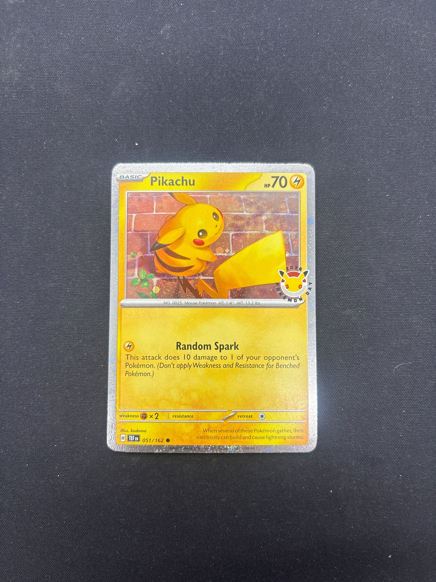 Auction Lot 19: Pokemon Cards Pikachu Pokemon Day Cosmo Holo Condition Vary