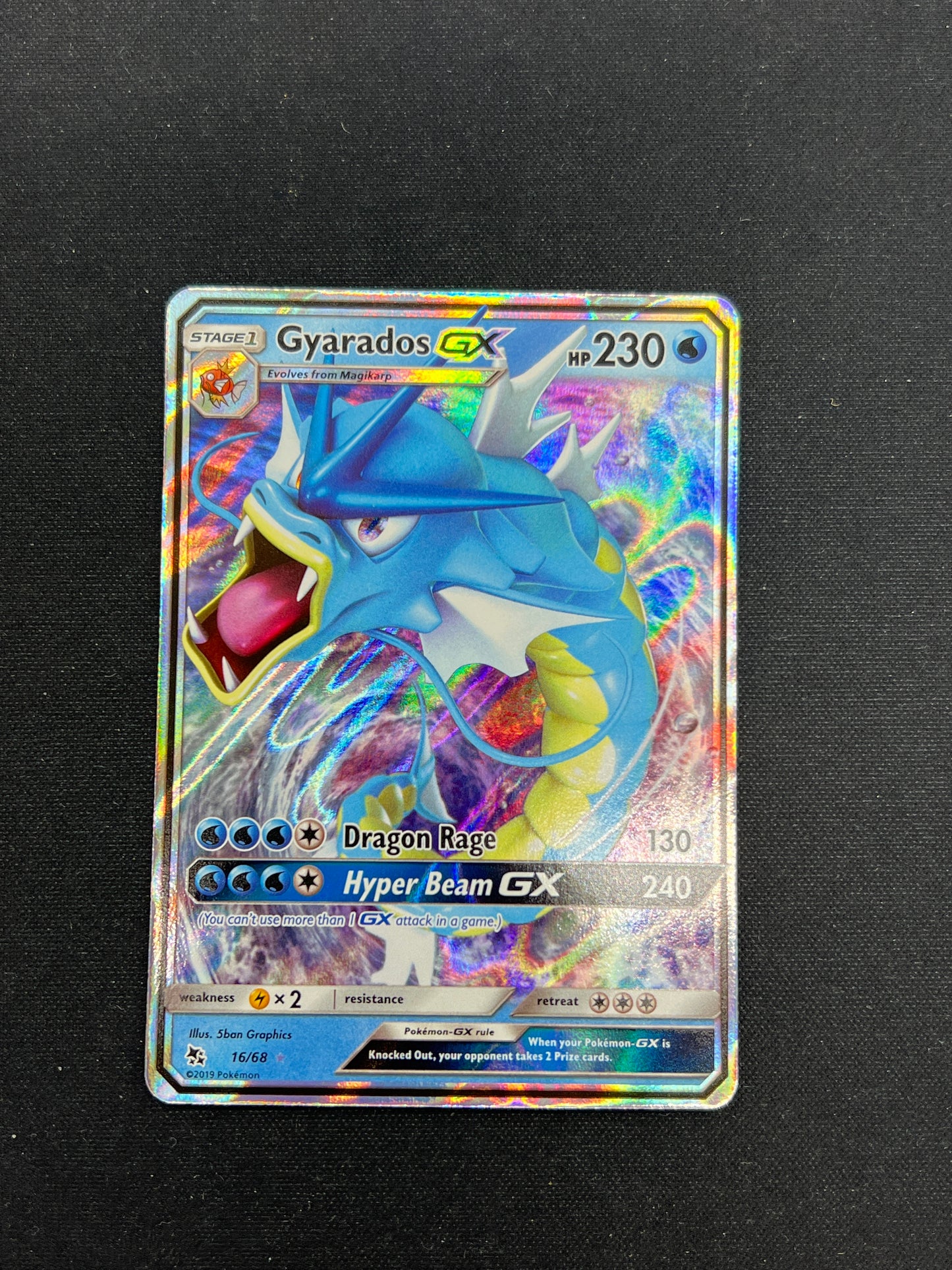Auction Lot 129: Pokemon Cards Gyarados GX Hidden Fates Conditions Vary