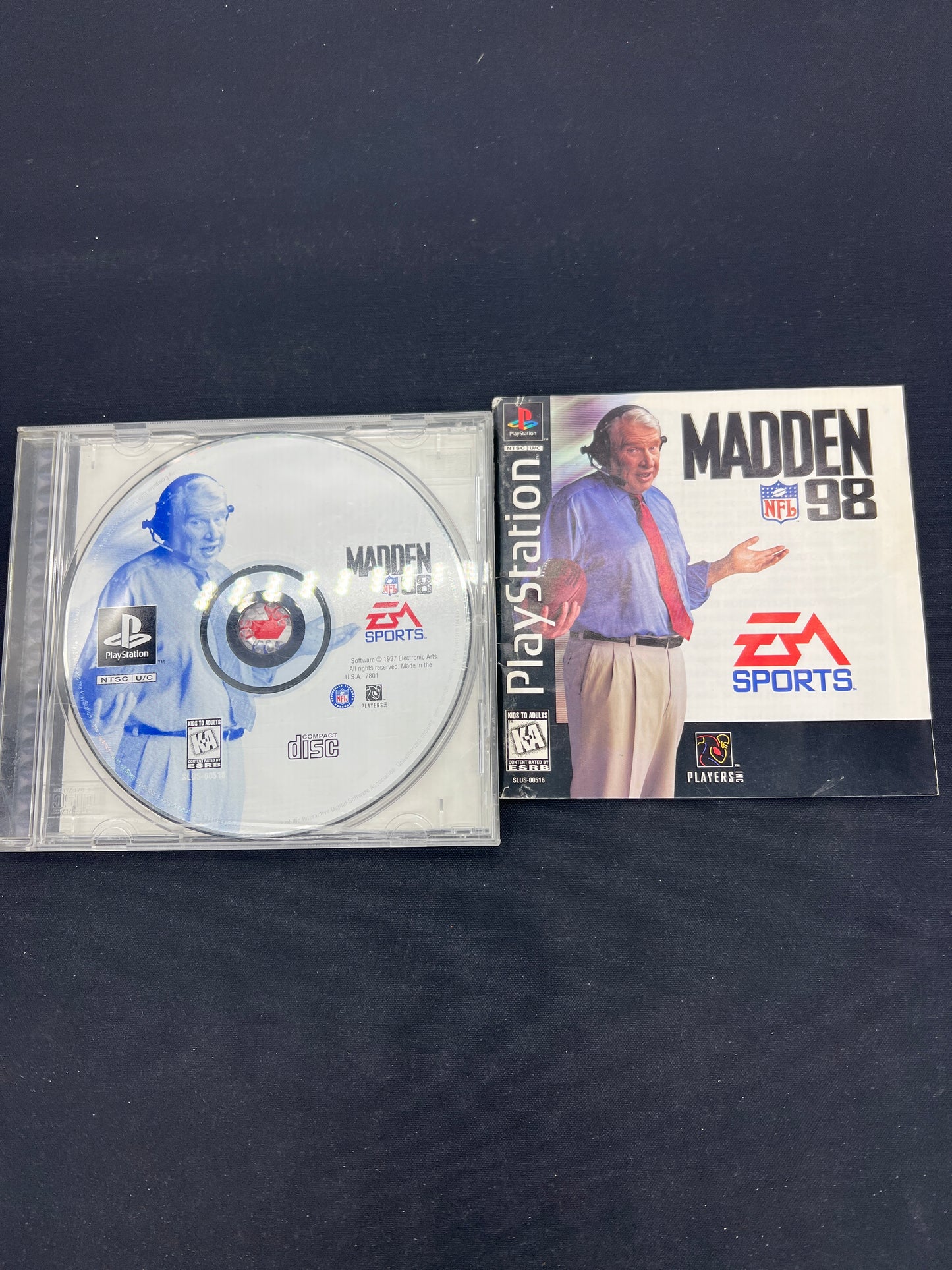 Auction Lot 239: Playstation NFL Madden 98 CIB