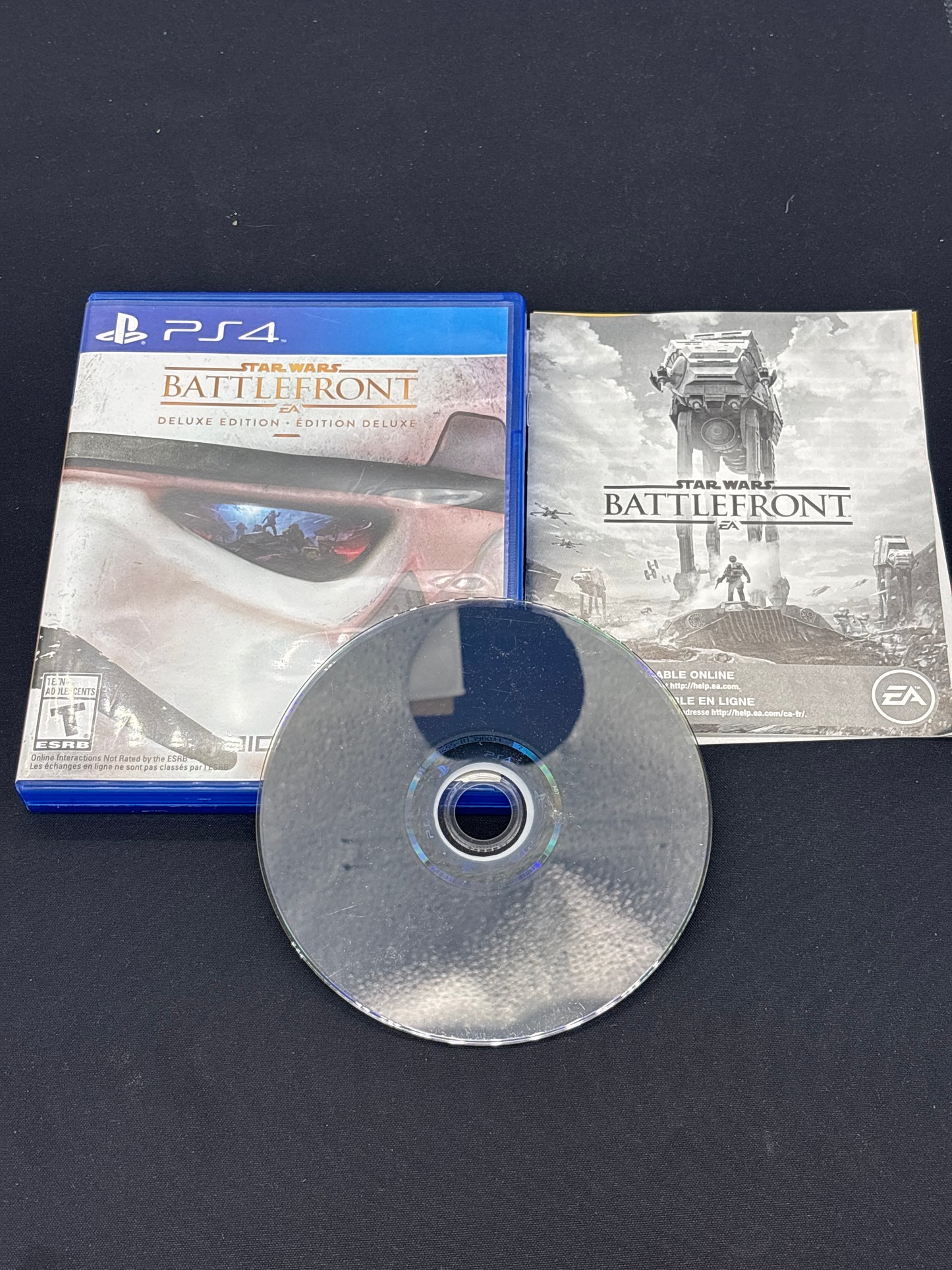 Auction Lot 64: Star Wars Battlefront Deluxe Edition Video Game PlayStation 4 CIB