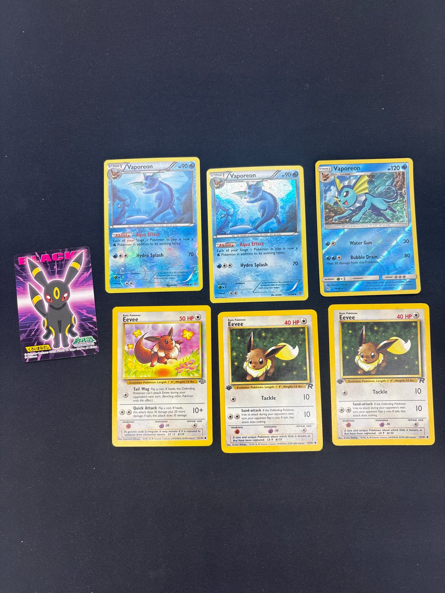 Auction Lot 126: Eeveelution Card Lot Conditions Vary