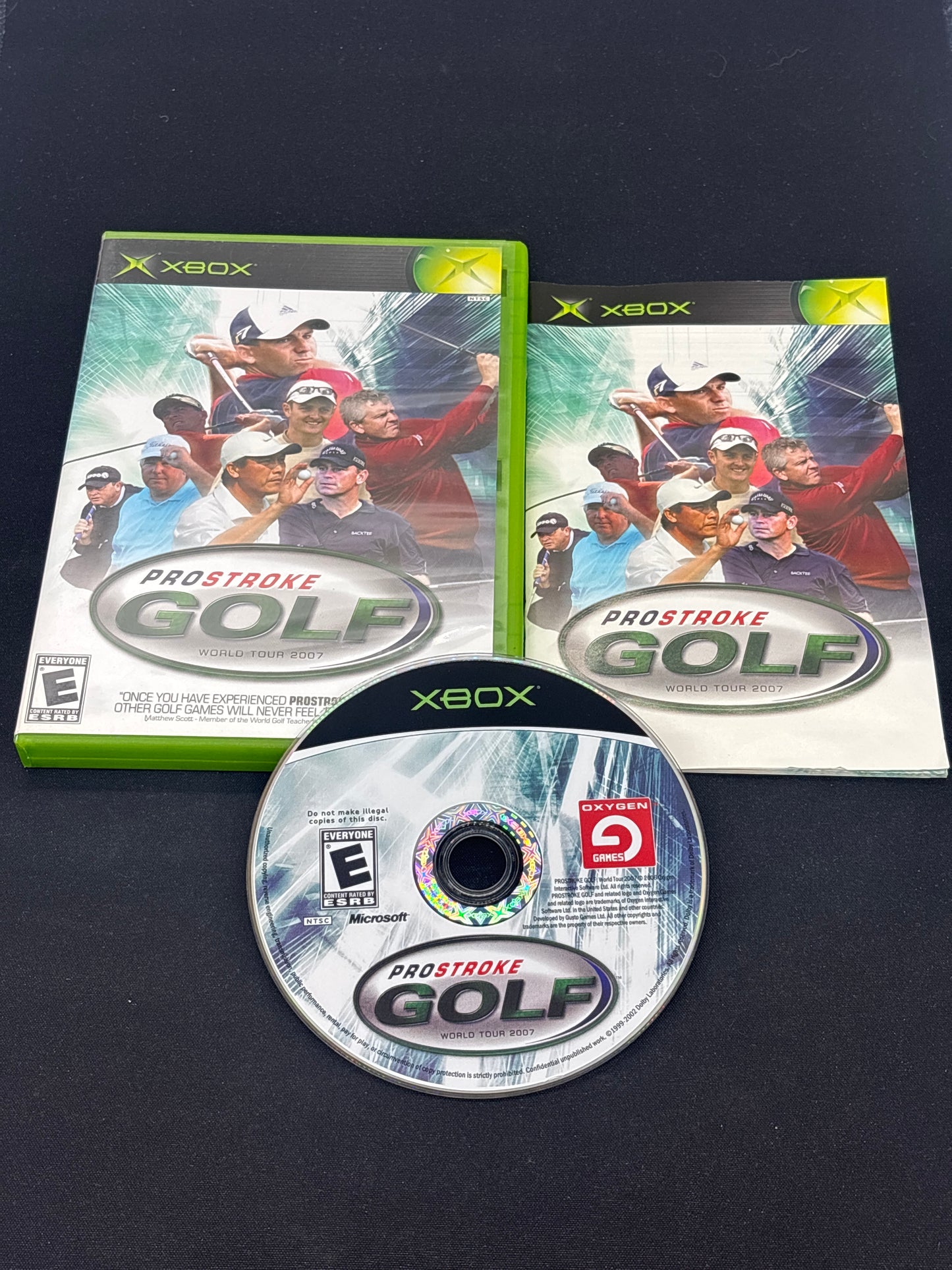 Auction Lot 137: XBOX Video Game Pro Stroke Gold CIB