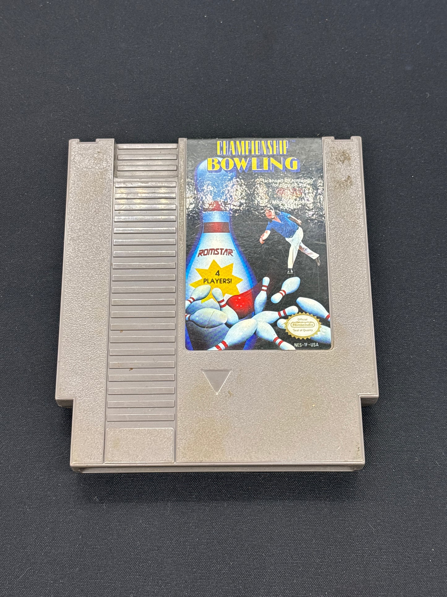 Auction Lot 196: NES Championship Bowling Game Cartridge