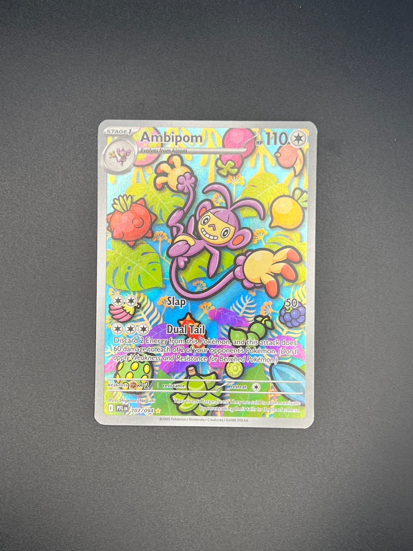Auction Lot 393: Pokemon Cards Ambipom Illustration Rare Condition Vary