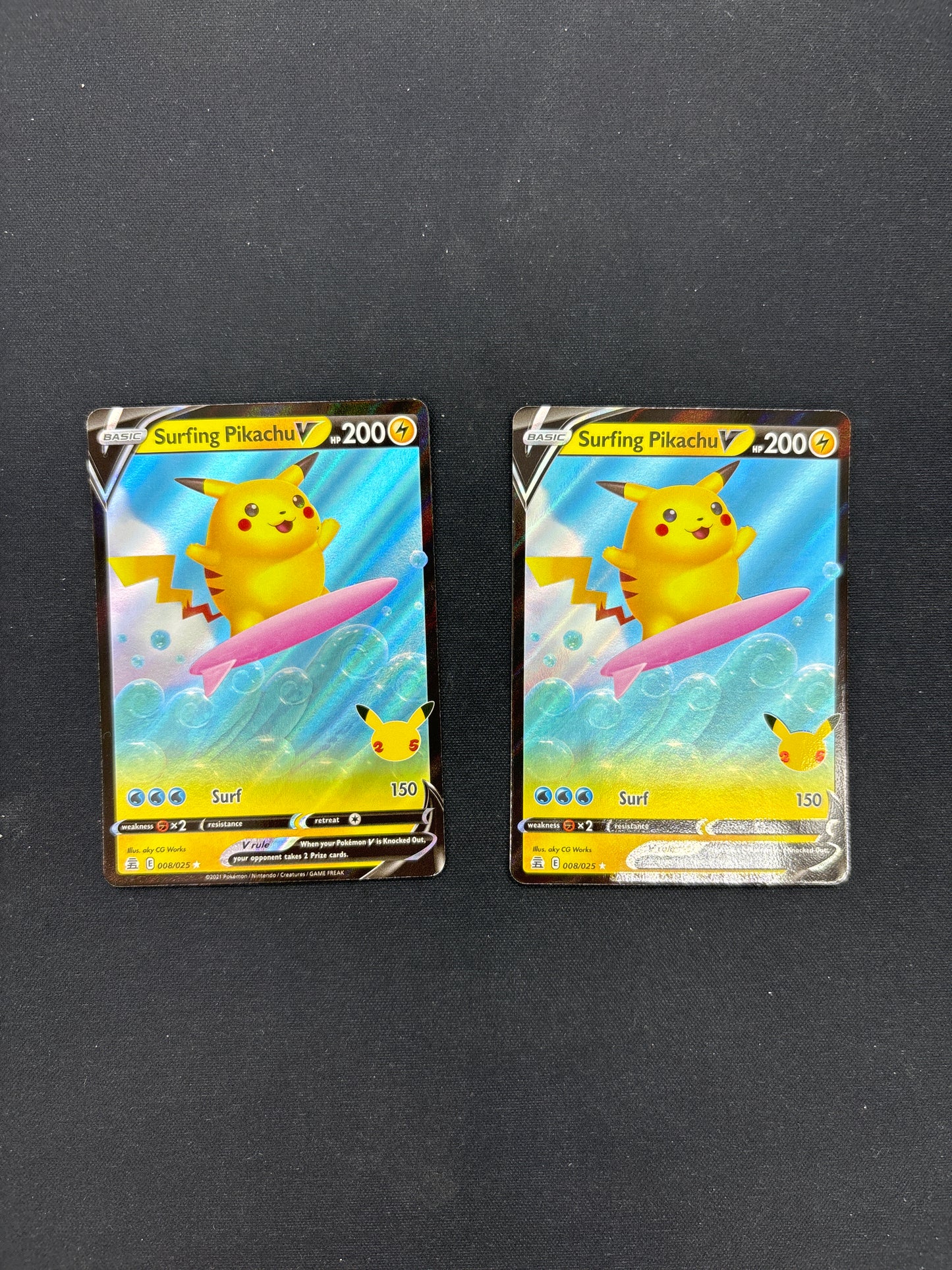 Auction Lot 228: Pikachu Full Art Card Lot Conditions Vary