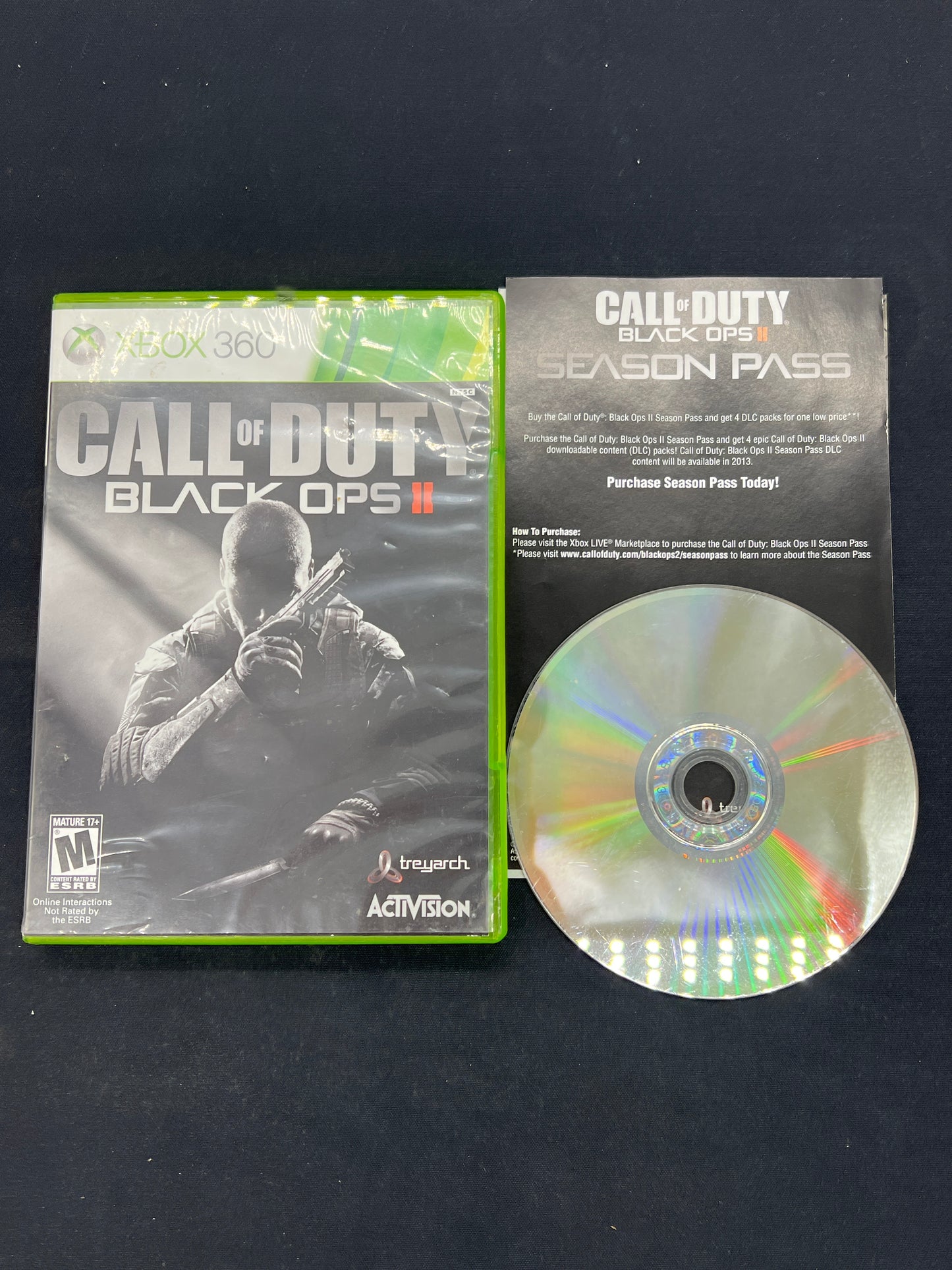 Auction Lot 328: XBOX 360 Call of Duty Black Ops II CIB