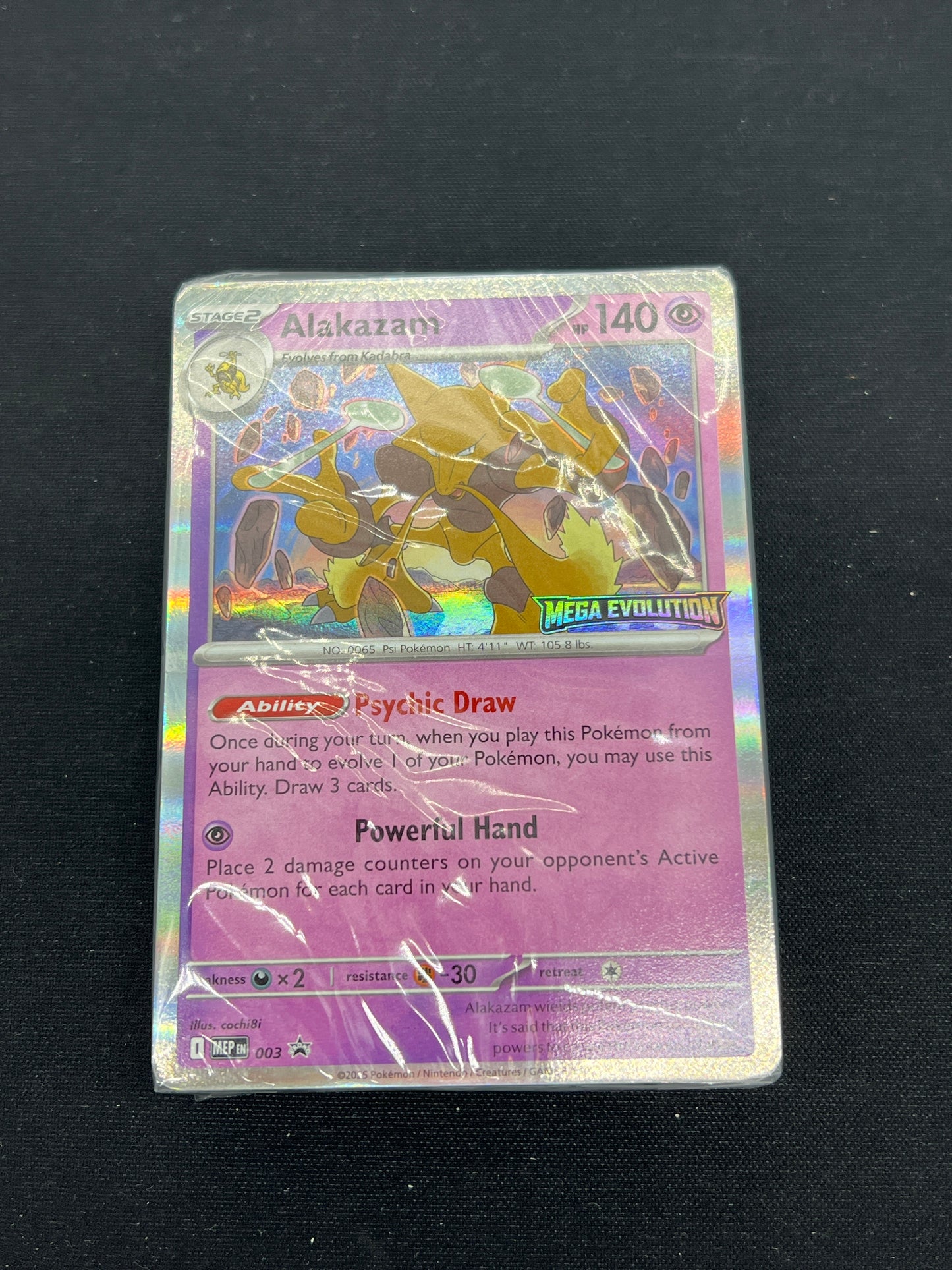 Auction Lot 222: Pokemon Cards Alakazam Stamped Promo Mega Evolutions Conditions Vary