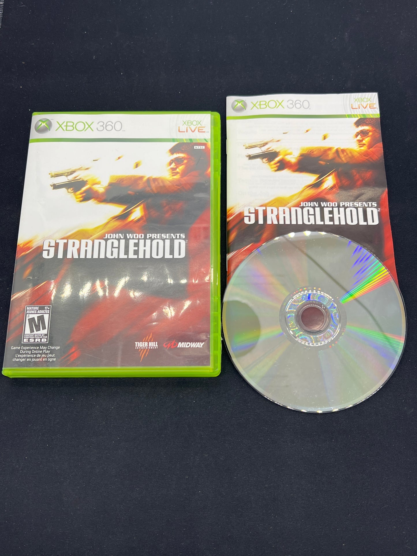 Auction Lot 188: XBOX 360 Video Game John Woo Strangehold CIB