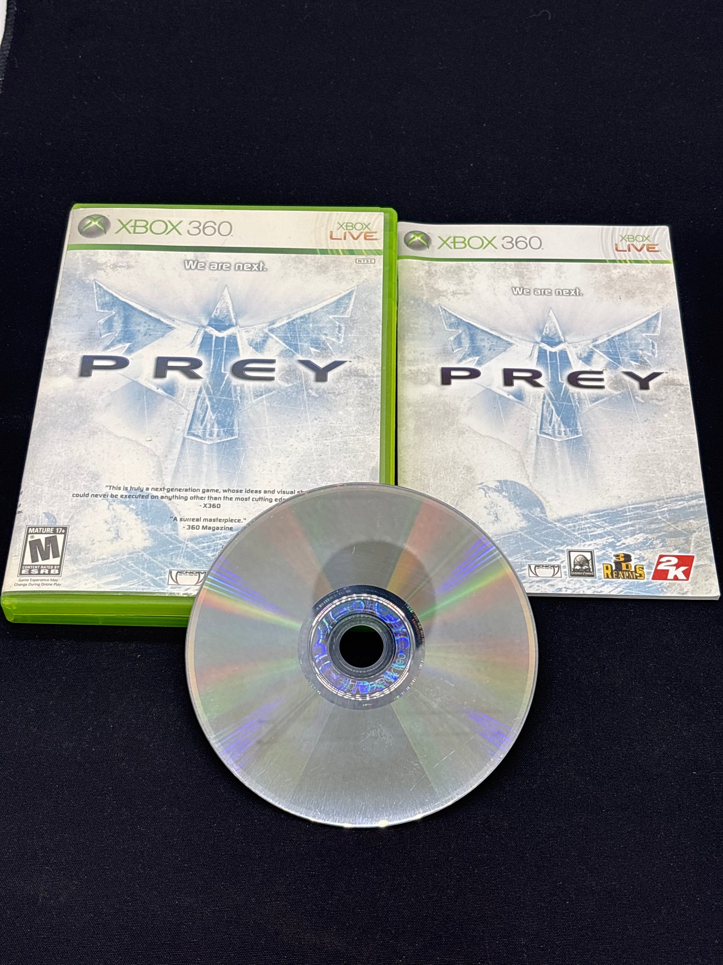 Auction Lot 111: XBOX 360 Prey CIB