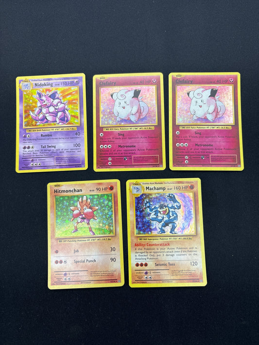 Auction Lot 37: Pokemon XY Evolutions Holo Card Lot Conditions Vary