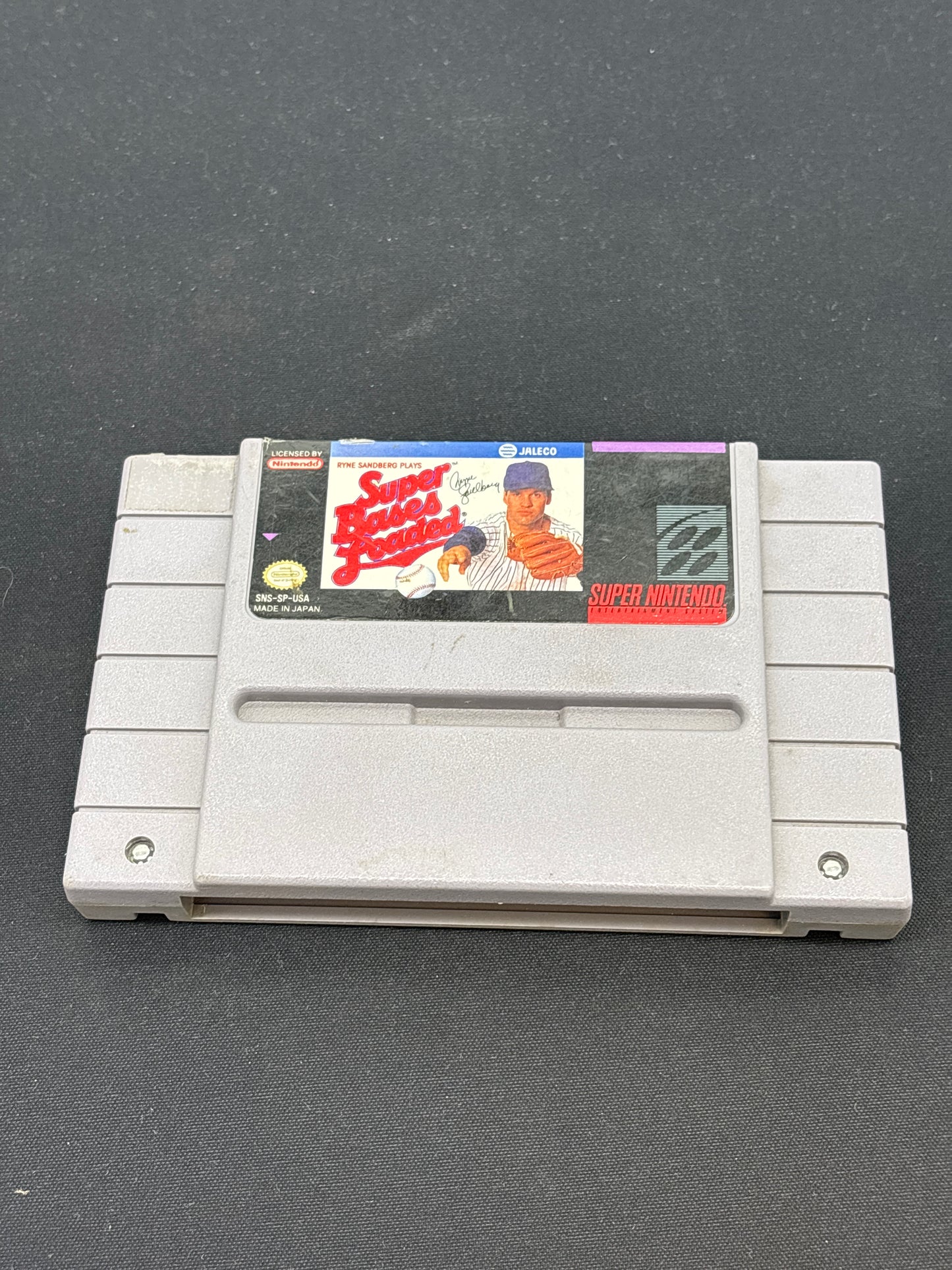 Auction Lot 97: SNES Video Game Super Bases Loaded