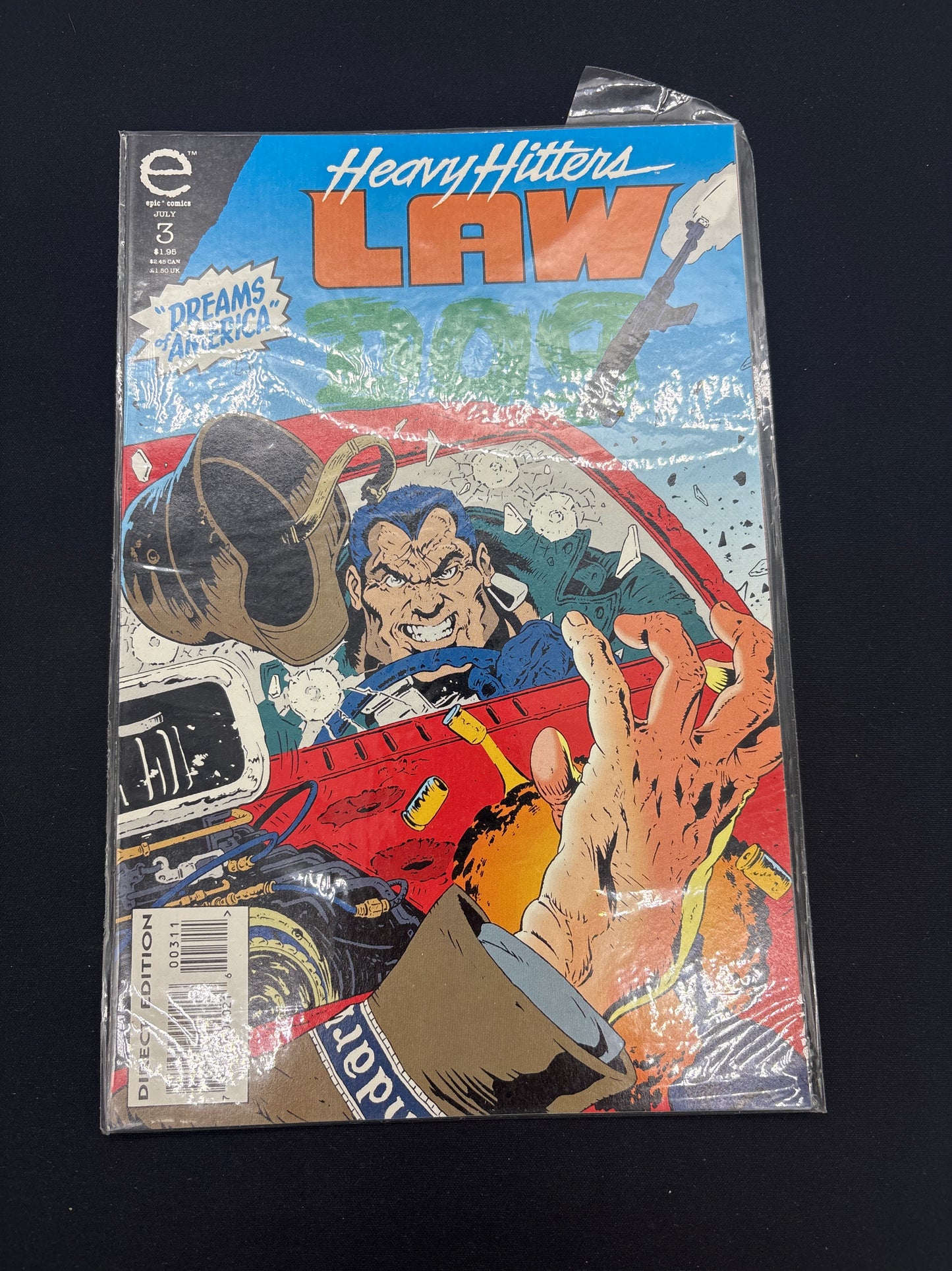 Auction Lot 94: Epic Comics Heavy Hitters Law Dog Issue 3 Comic Book