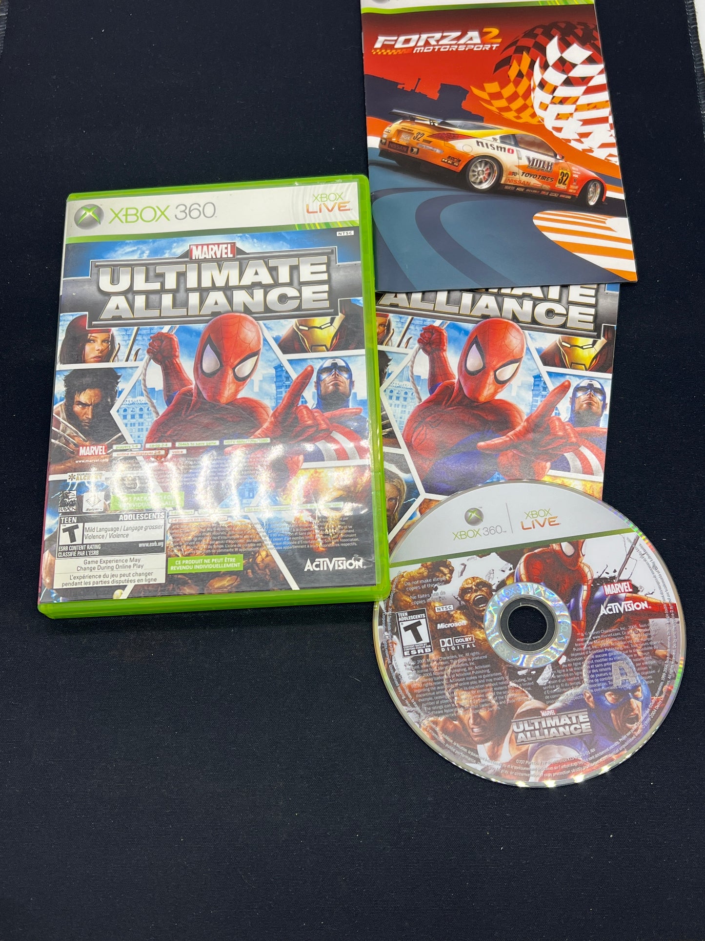 Auction Lot 169: XBOX 360 Marvel Alliance CIB