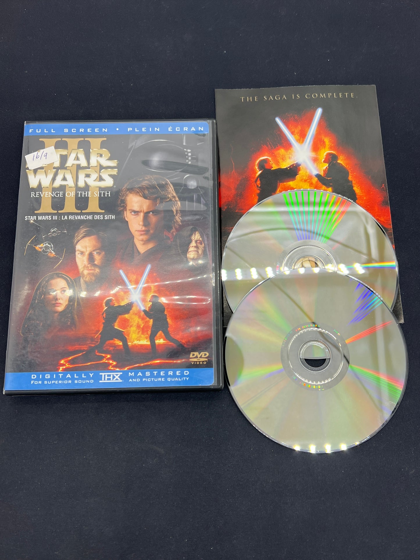 Auction Lot 94: Star Wars Episode 3 Revenge of the Sith Full Screen DVD