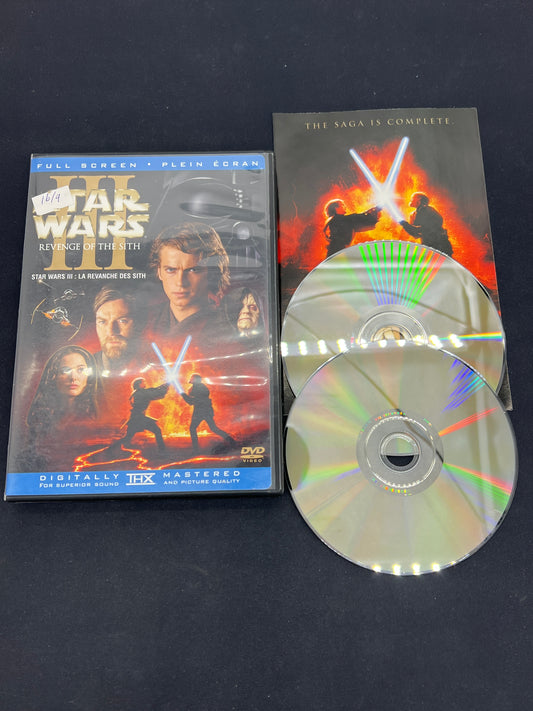 Auction Lot 94: Star Wars Episode 3 Revenge of the Sith Full Screen DVD