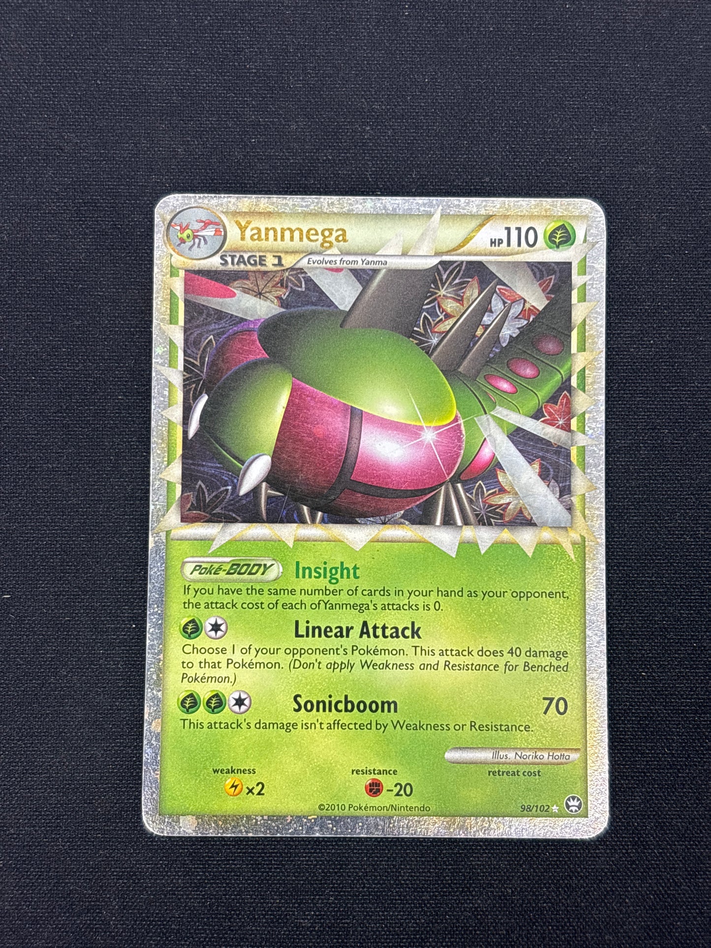 Auction Lot 46: Pokemon Cards Yanmega Prime HGSS Triumphant Conditions Vary