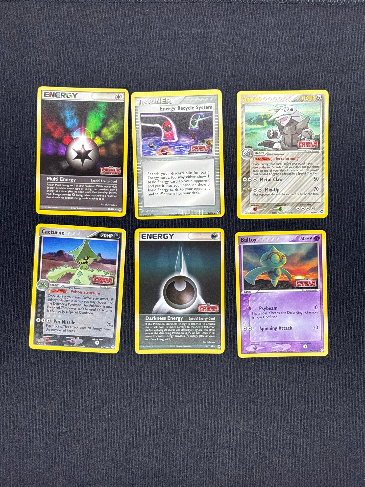 Auction Lot 42: Pokemon Ex Power Keepers Holo Rare Card Lot 1 Conditons Vary