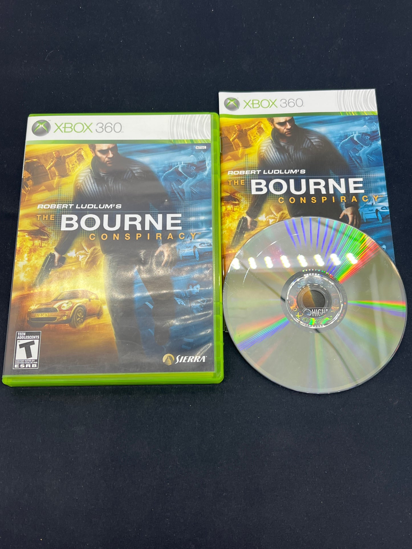 Auction Lot 159: XBOX 360 Video Game The Bourne Conspiracy CIB