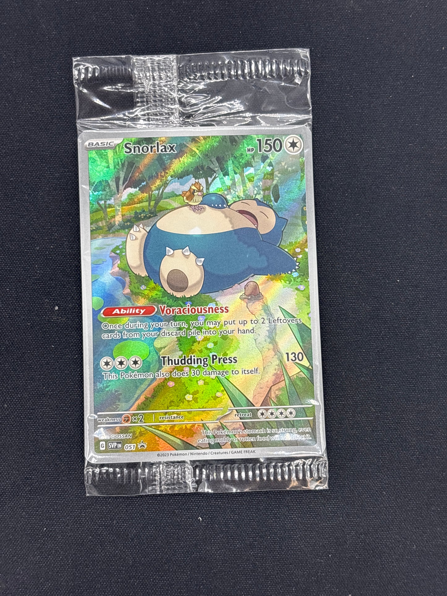 Auction Lot 26: Snorlax Pokemon 151 ETB Promo Sealed