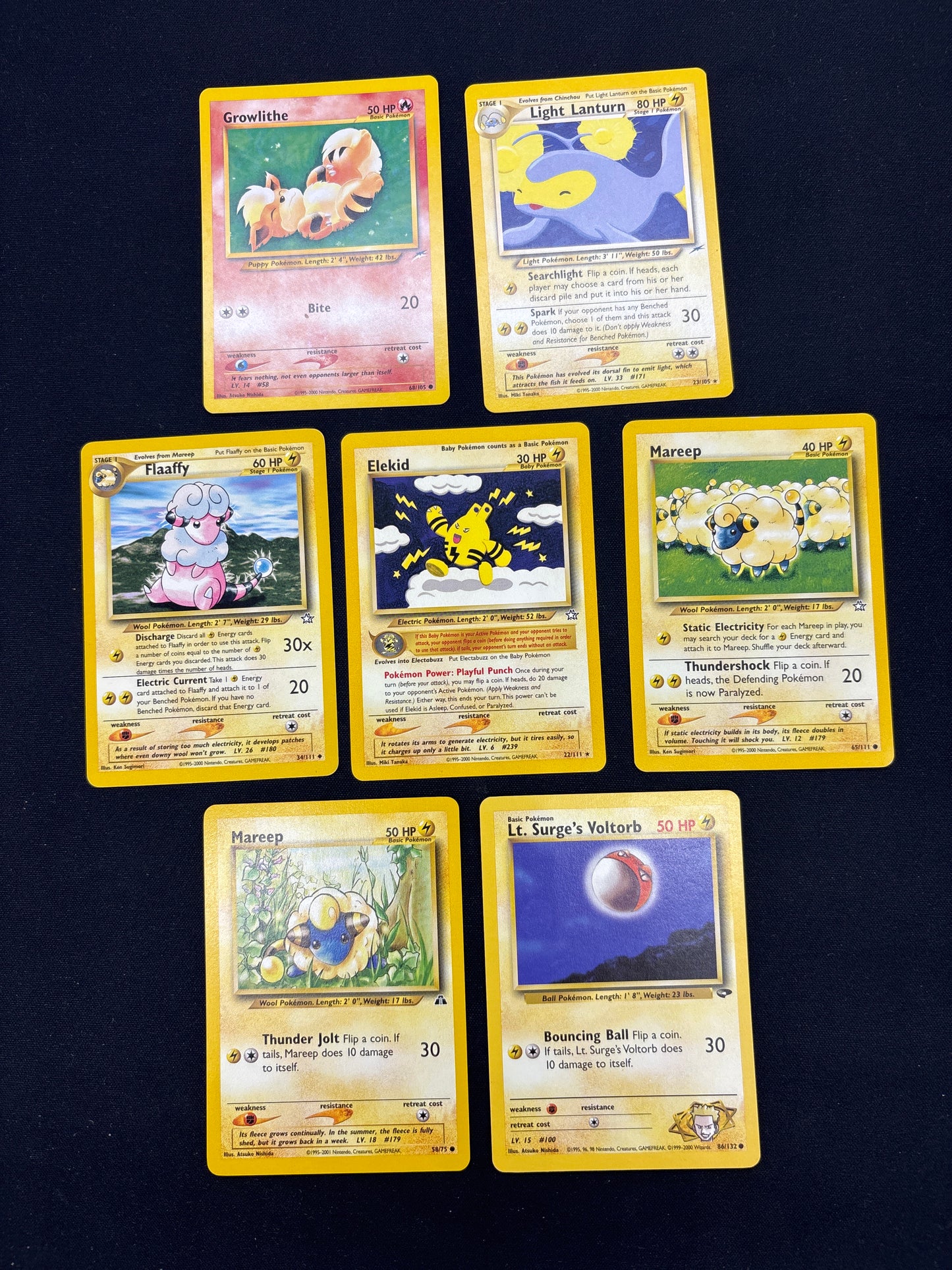 Auction Lot 132: Pokemon WOTC Card Lot 2 Conditions Vary