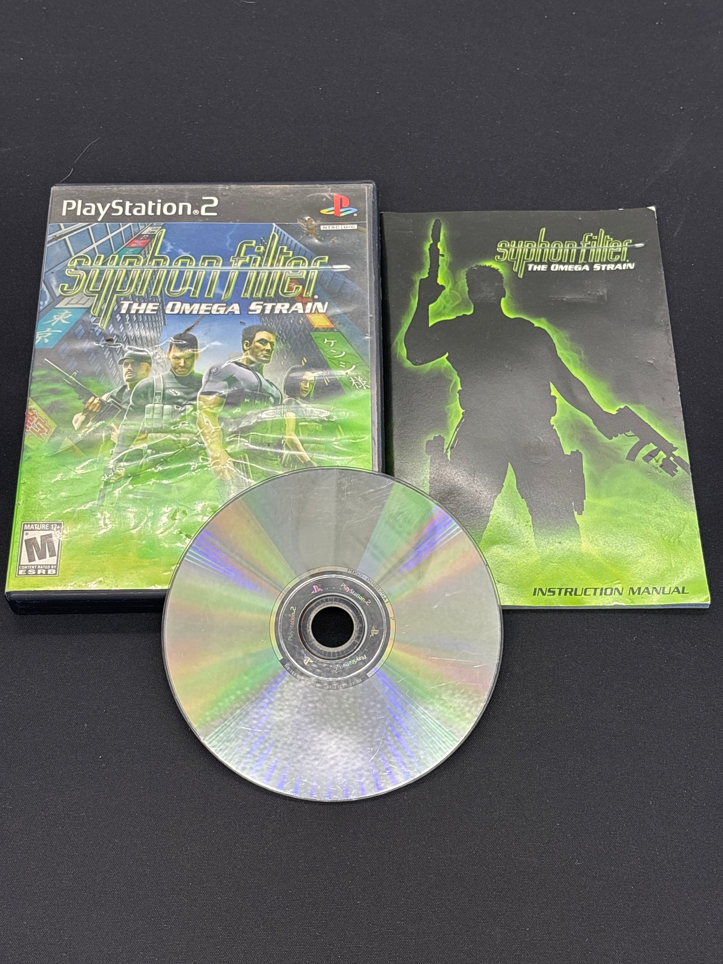 Auction Lot 146: PlayStation 2 Syphon Filter The Omega Strain with Case & Disc