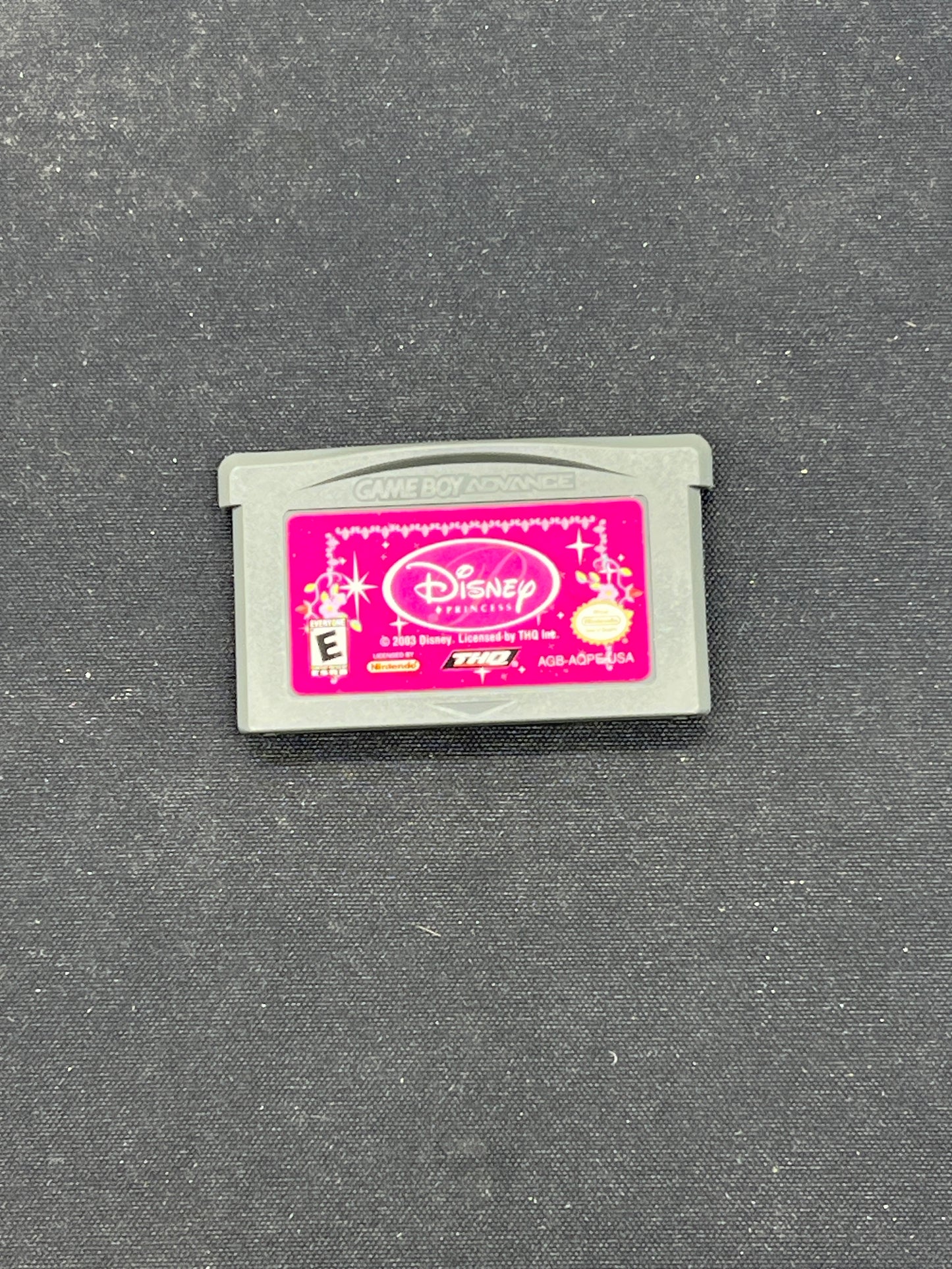 Auction Lot 210: Gameboy Advance Disney Princess Cartridge Only
