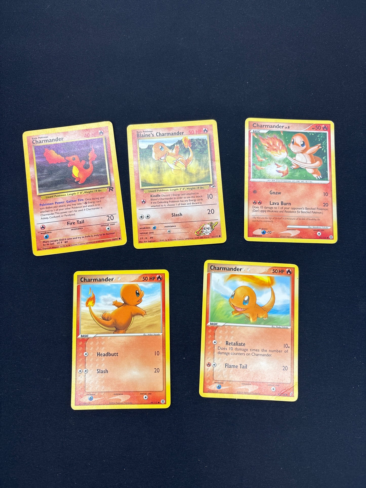 Auction Lot 26: Charmander Card Lot 1 Conditions Vary