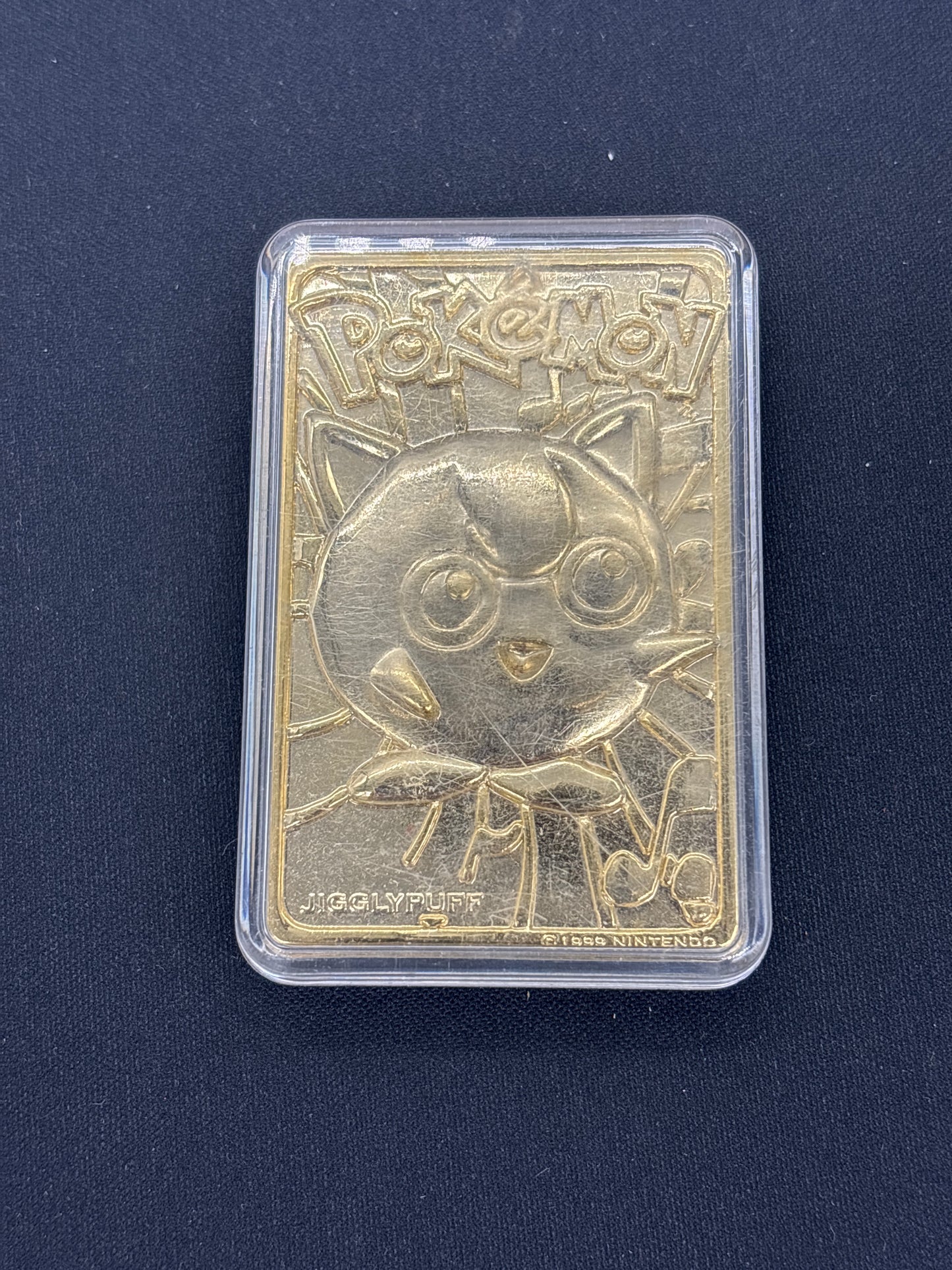 Auction Lot 62: Pokemon Gold Plated Jigglypuff