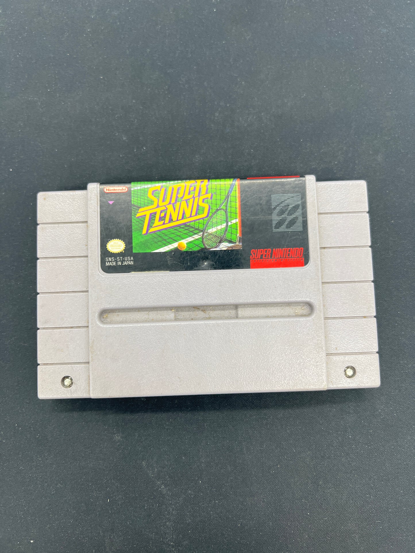 Auction Lot 114: Nintendo SNES Video Game Super Tennis Loose