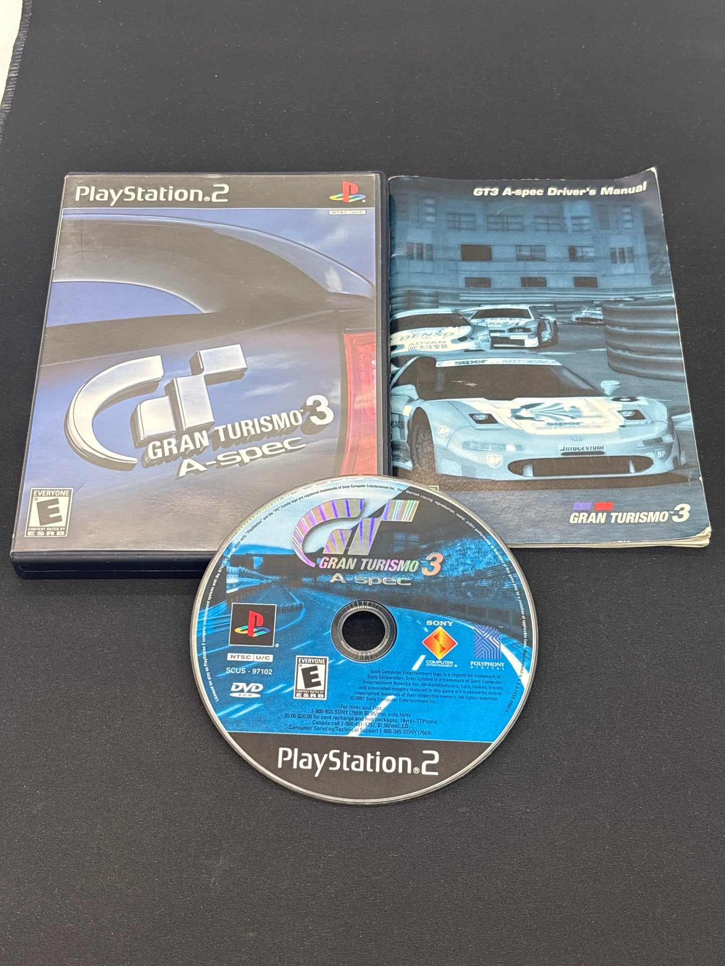 Auction Lot 120: PlayStation 2 Video Game Gran Turismo 3 A-Spec CIB