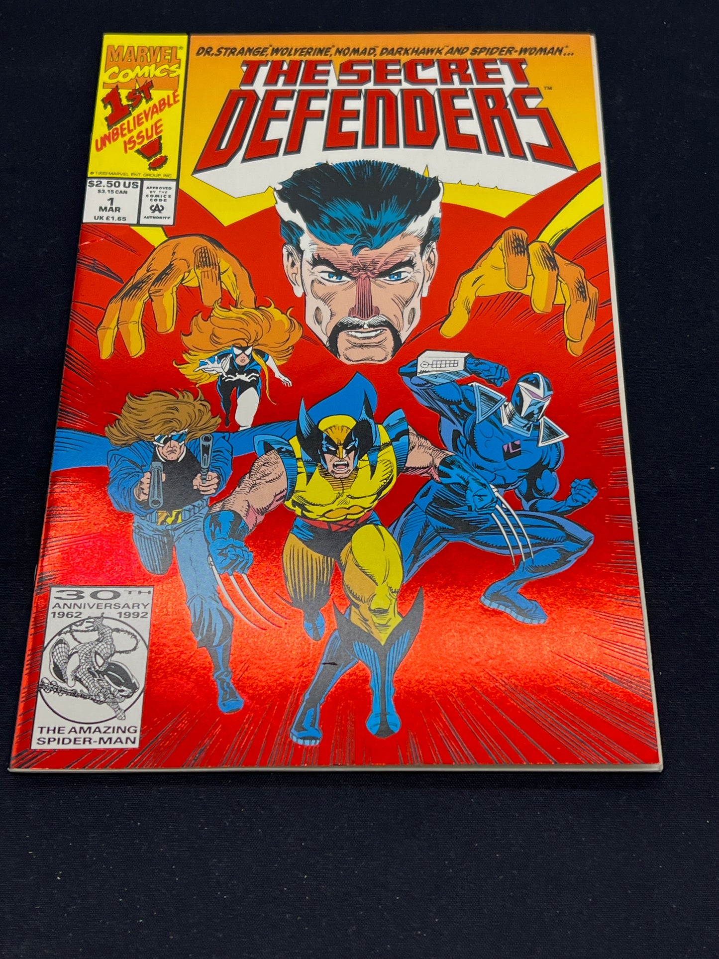Auction Lot 125: Marvel Comics The Secret Defenders Issue 1